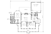 Country Style House Plan - 5 Beds 2.5 Baths 2540 Sq/Ft Plan #3-214 