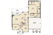 Mediterranean Style House Plan - 3 Beds 3.5 Baths 2898 Sq/Ft Plan #36-469 