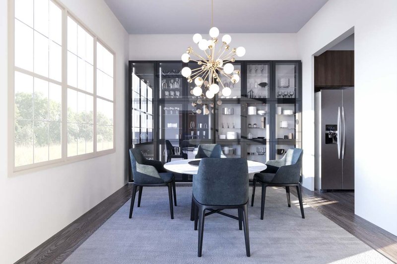 Dream House Plan - Interior - Dining Room for European House Plan #54-421 - 4 bed, 4.5 bath
