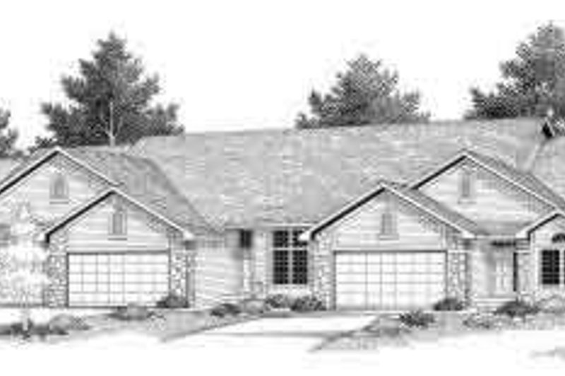 House Blueprint - Traditional Exterior - Front Elevation Plan #70-753