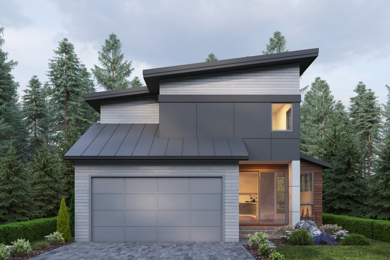 Dream House Plan - Exterior - Rear Elevation for Contemporary House Plan #1066-234 - 5 bed, 3 bath