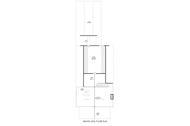 Architectural House Design - Floor Plan - Upper Floor for Craftsman House Plan #932-546 - 4 bed, 3 bath