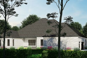 Exterior - Rear Elevation for Craftsman House Plan #923-252 - 4 bed, 3 bath