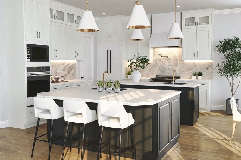 House Plan Design - Interior - Kitchen 1 for Craftsman House Plan #54-726 - 5 bed, 3 bath