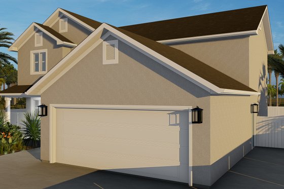 Exterior - Front Elevation 4 for Traditional House Plan #1060-68 - 3 bed, 2.5 bath