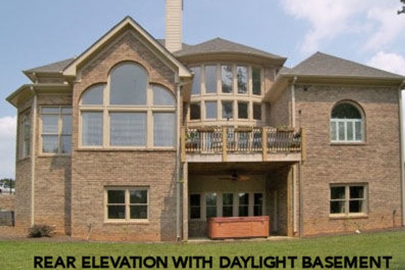 Home Plan - Exterior - Other Elevation 2 for European House Plan #119-360 - 4 bed, 3.5 bath