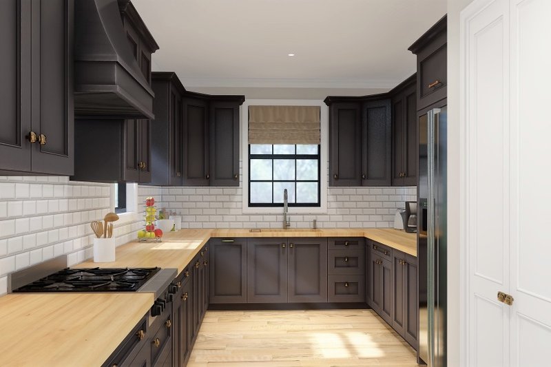 House Blueprint - Interior - Kitchen for Farmhouse House Plan #54-508 - 3 bed, 2 bath