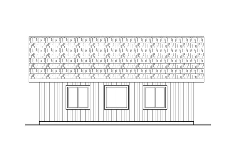Home Plan - Exterior - Other Elevation for Ranch House Plan #124-1423, 0 bath