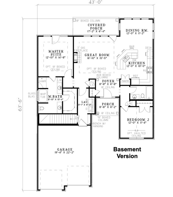 Home Plan - Country Floor Plan - Other Floor Plan #17-2654