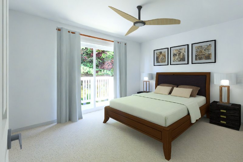 House Design - Interior - Master Bedroom for Farmhouse House Plan #126-291 - 4 bed, 4 bath