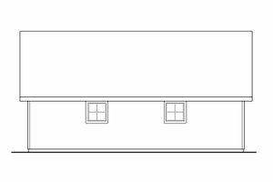 Exterior - Other Elevation for Traditional House Plan #124-1321, 0 bath