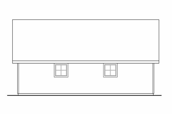 Exterior - Other Elevation for Traditional House Plan #124-1321, 0 bath