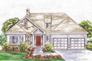 Traditional Style House Plan - 3 Beds 2 Baths 1574 Sq/Ft Plan #20-1397 