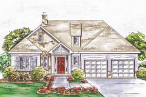 Traditional Exterior - Front Elevation Plan #20-1397