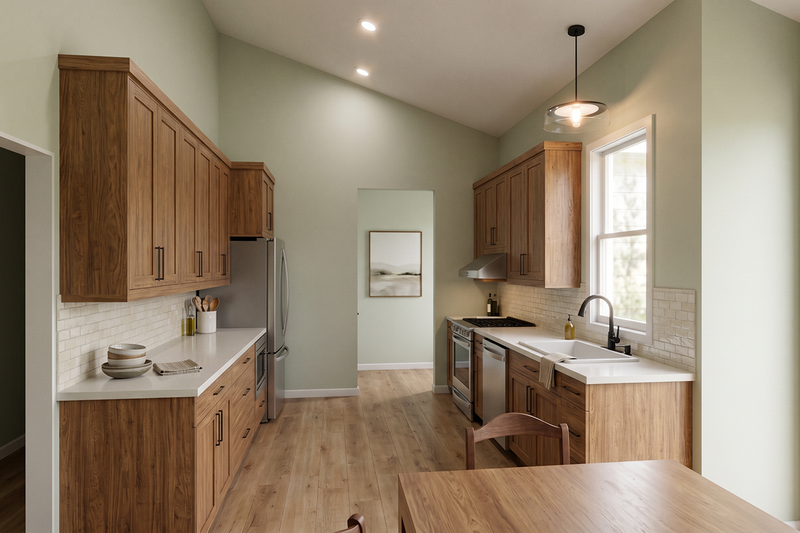 Dream House Plan - Interior - Kitchen for Modern House Plan #1099-22 - 3 bed, 2.5 bath