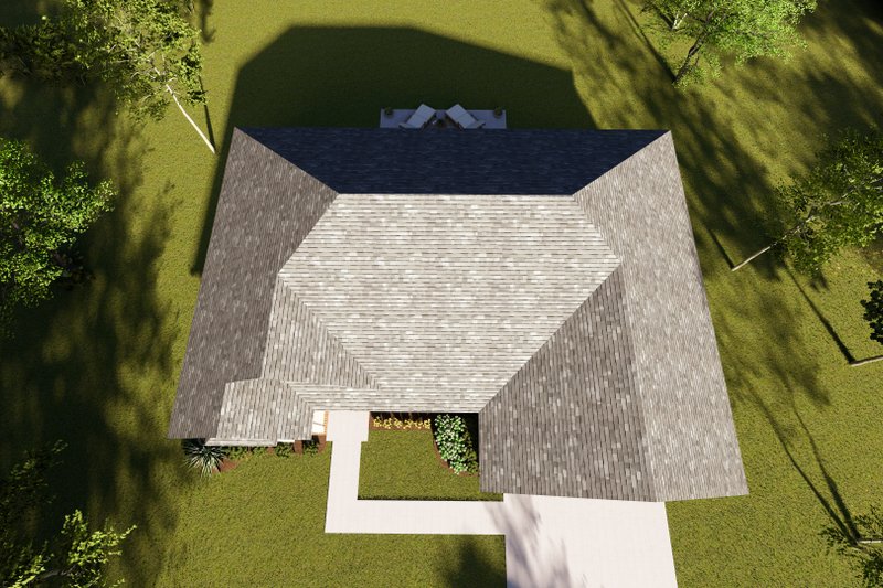 Architectural House Design - Exterior - Other Elevation 2 for Cottage House Plan #513-2055 - 3 bed, 2 bath