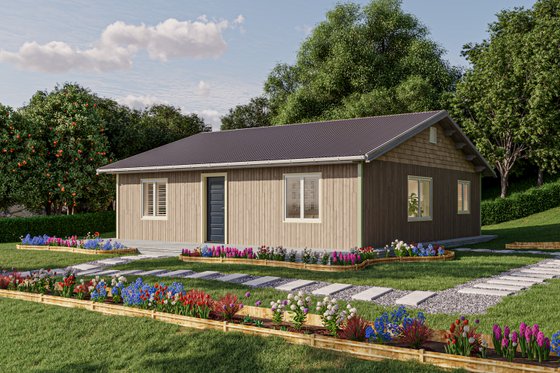 Exterior - Other Elevation for Traditional House Plan #1106-14 - 1 bed, 2.5 bath