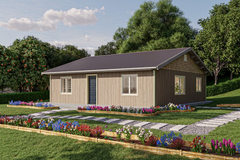 House Design - Exterior - Other Elevation for Traditional House Plan #1106-14 - 1 bed, 2.5 bath