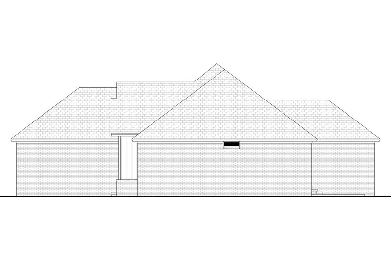 House Blueprint - Exterior - Other Elevation 1 for Farmhouse House Plan #430-425 - 4 bed, 2 bath
