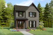 Farmhouse Style House Plan - 3 Beds 2.5 Baths 1658 Sq/Ft Plan #48-1166 