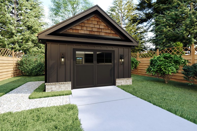 Home Plan - Exterior - Front Elevation 3 for Craftsman House Plan #1094-31, 0 bath