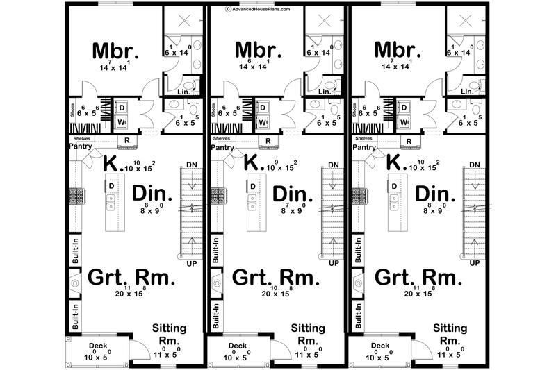 Home Plan - Floor Plan - Upper Floor for Cottage House Plan #455-722 - 4 bed, 4.5 bath