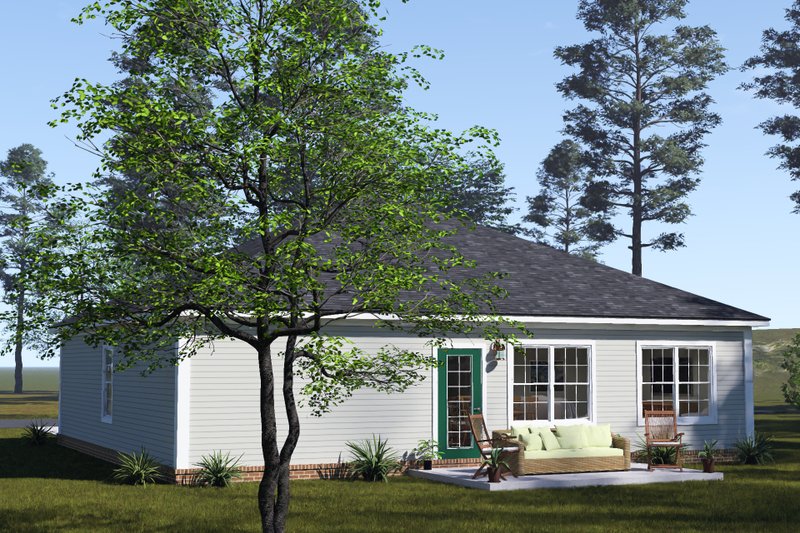 Architectural House Design - Exterior - Other Elevation 3 for Modern House Plan #513-2469 - 3 bed, 2 bath