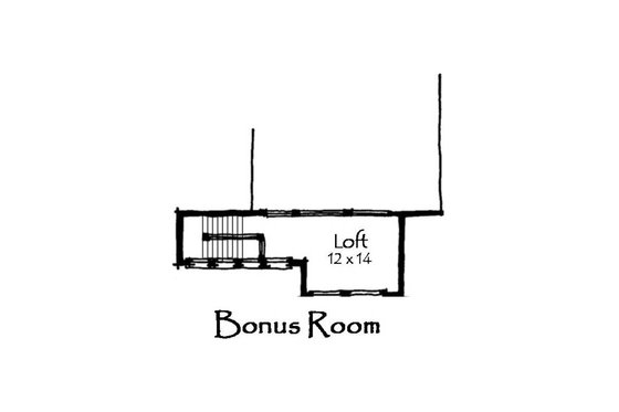 Floor Plan - Other Floor for Craftsman House Plan #921-11 - 4 bed, 4 bath
