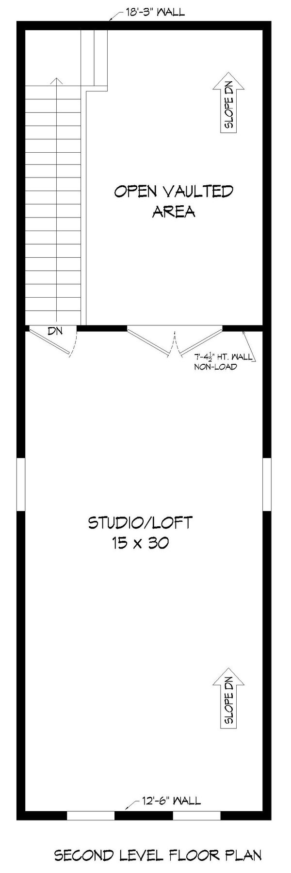 House Blueprint - Contemporary Floor Plan - Upper Floor Plan #932-520