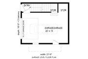 Contemporary Style House Plan - 0 Beds 1 Baths 400 Sq/Ft Plan #932-177 