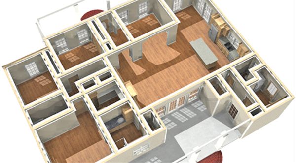 Southern Floor Plan - Other Floor Plan #44-189