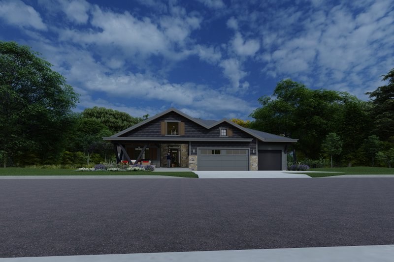 Architectural House Design - Photo 8 for Traditional House Plan #1069-30 - 3 bed, 2.5 bath