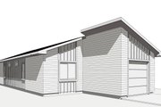 Modern Style House Plan - 2 Beds 2 Baths 834 Sq/Ft Plan #1099-8 