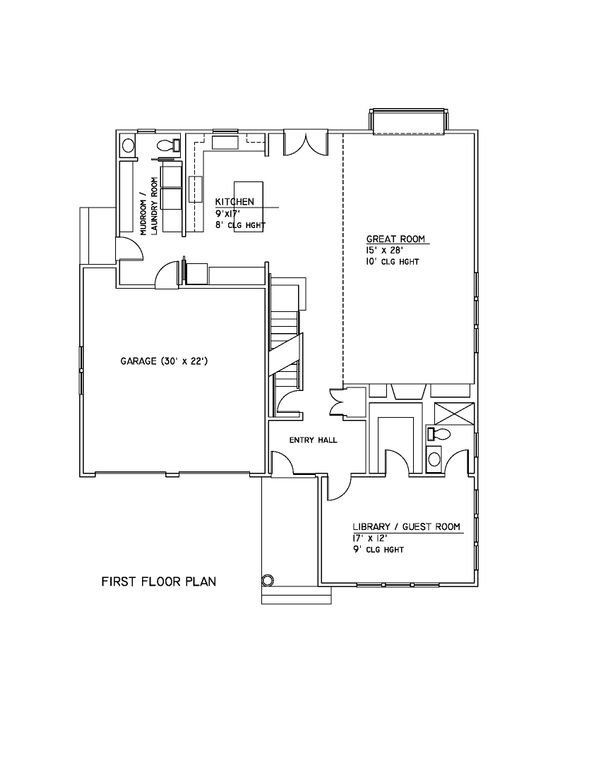 Country Style House Plan - 3 Beds 3.5 Baths 2700 Sq/Ft Plan #481-6 ...