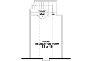 Floor Plan - Other Floor for Traditional House Plan #81-990 - 3 bed, 2 bath