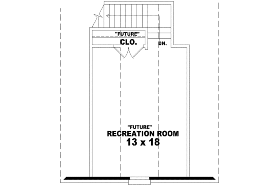 Floor Plan - Other Floor for Traditional House Plan #81-990 - 3 bed, 2 bath