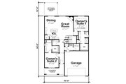 Craftsman Style House Plan - 4 Beds 3.5 Baths 1989 Sq/Ft Plan #20-2398 