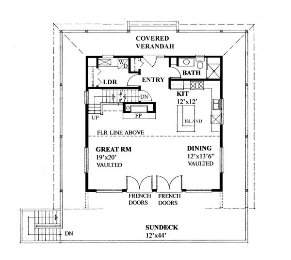 House Blueprint - Barndominium Floor Plan - Main Floor Plan #118-172