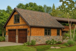 Traditional Exterior - Front Elevation Plan #124-639