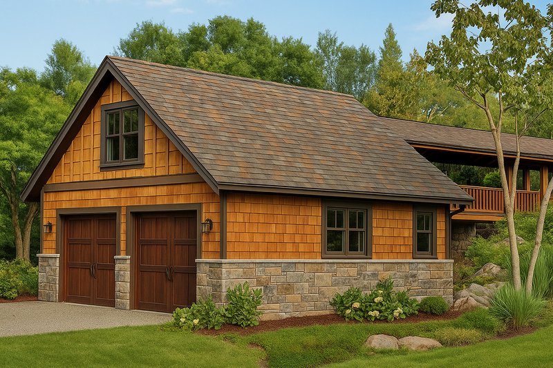 Architectural House Design - Traditional Exterior - Front Elevation Plan #124-639