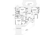 Mediterranean Style House Plan - 5 Beds 6.5 Baths 6096 Sq/Ft Plan #420-186 