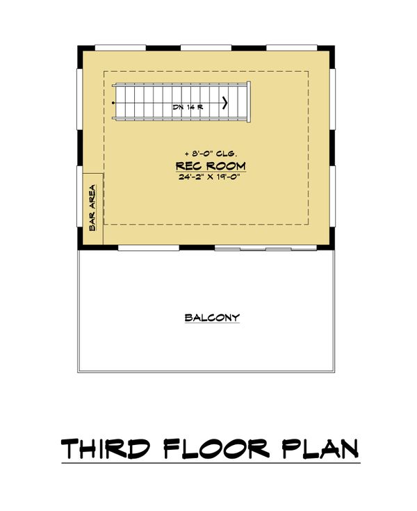 House Design - Contemporary Floor Plan - Other Floor Plan #1066-113