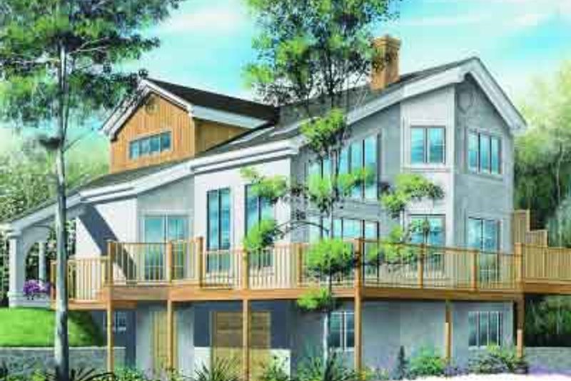 Home Plan - Modern Exterior - Front Elevation Plan #23-607