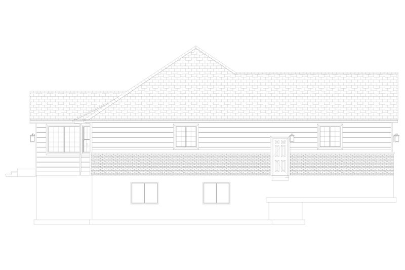 Home Plan - Exterior - Other Elevation 1 for Traditional House Plan #1060-219 - 3 bed, 2 bath