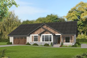 Traditional Exterior - Front Elevation Plan #117-1065