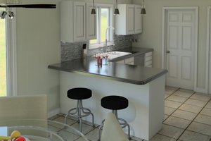 Exterior - Other Elevation for Country House Plan #57-171 - 3 bed, 2 bath