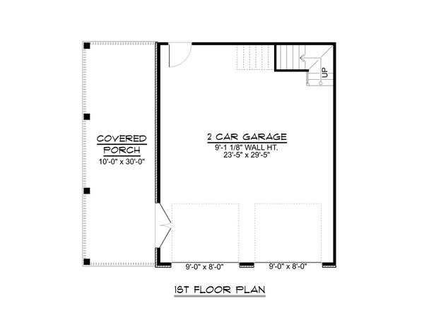 House Plan Design - Craftsman Floor Plan - Main Floor Plan #1064-16