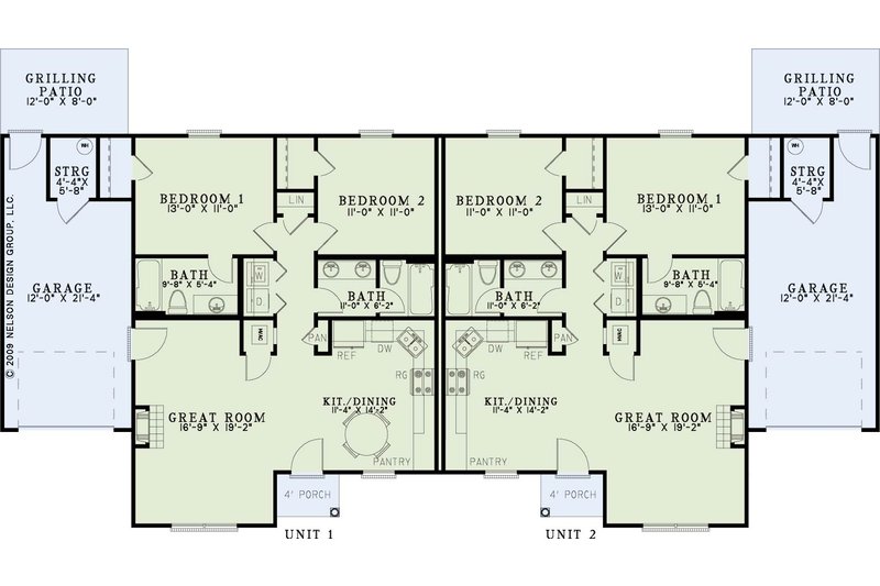 Home Plan - Floor Plan - Main Floor for Traditional House Plan #17-3334 - 4 bed, 4 bath