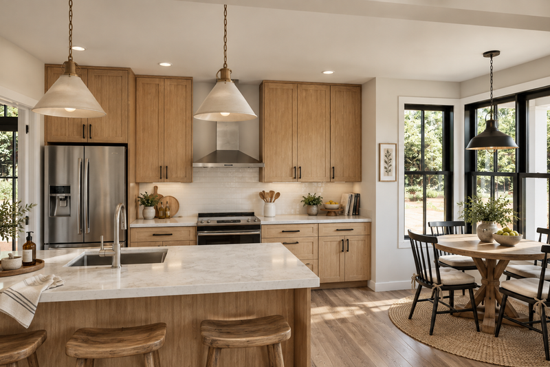 Home Plan - Interior - Kitchen for Farmhouse House Plan #48-1234 - 3 bed, 2 bath