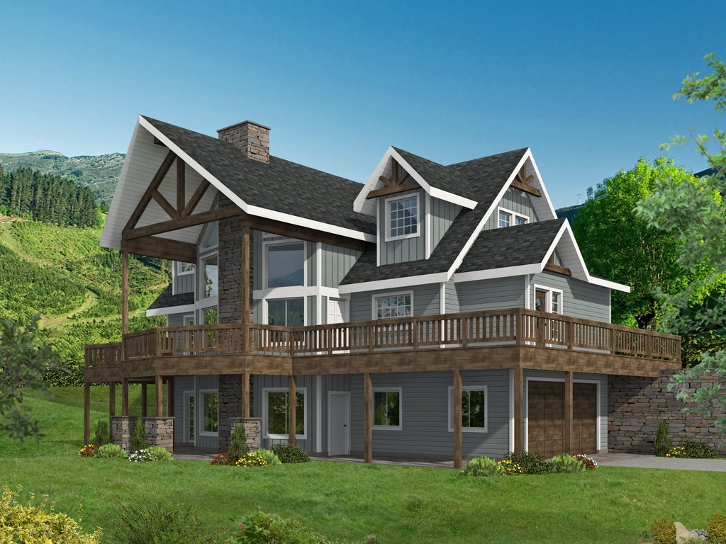 Traditional Style House Plan - 3 Beds 2.5 Baths 2433 Sq/Ft Plan #117 ...